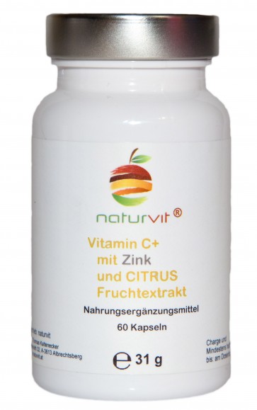 naturvit ® Vitamin C+ mit Zink und CITRUS Fruchtextrakt