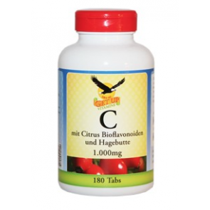 Vitamin C mit Hagebutte und Bioflavonoide 