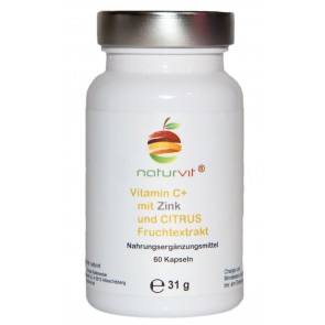 naturvit ® Vitamin C+ mit Zink und CITRUS Fruchtextrakt